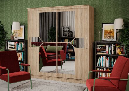 Шкаф-купе 2 метра Элегант   