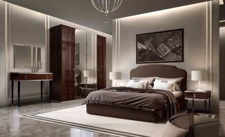 Шкаф 5 дверей РМШ1/5 (с зеркалом) Rimini 