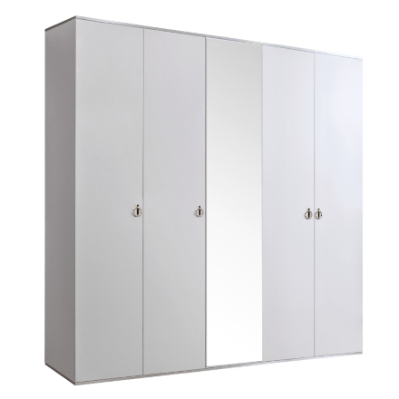 Шкаф 5 дверей РМШ1/5 (с зеркалом) Rimini 