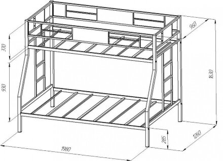 Кровать двухъярусная Гранада 