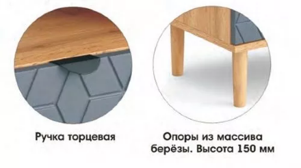 Шкаф трехдверный Денвер 