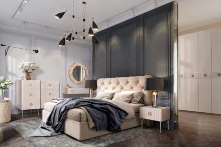 Шкаф 5 дверей БМШ2/5(Fi) (без зеркал)  Bogemia Fillini 