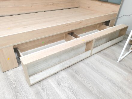 Кровать 1,2 с мягким элементом 2,0 Алиса (мод.2.2) 