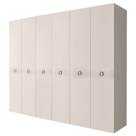 Шкаф 6 дверей БМШ2/6(Fi) (без зеркал) Bogemia Fillini 