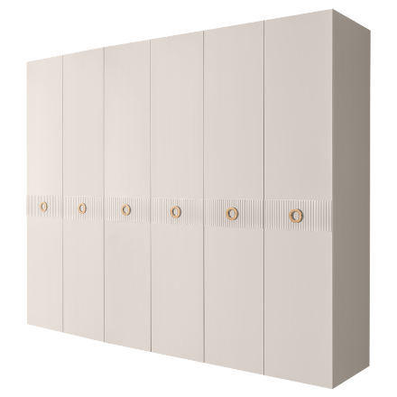 Шкаф 6 дверей БМШ2/6(Fi) (без зеркал) Bogemia Fillini 