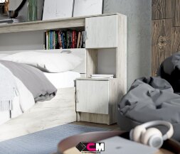 Модульная спальня Басса, крафт серый