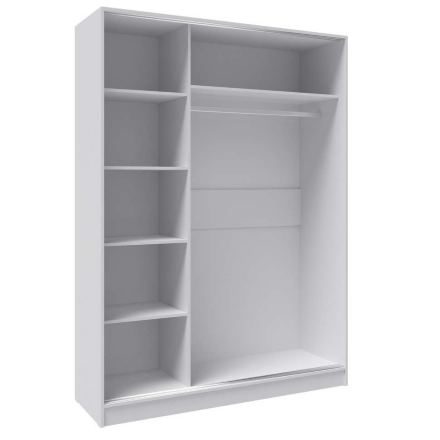 Шкаф-купе 1600 Стиль-2, Белый 