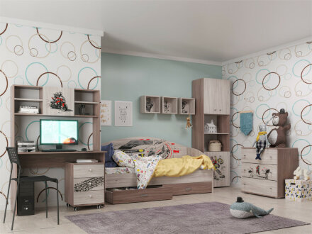 Шкаф 600 2Д Форсаж 