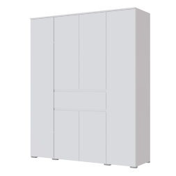 Шкаф 4-х створчатый Плейона, белый