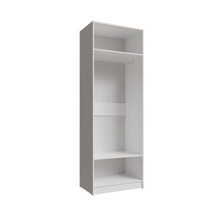 Шкаф двустворчатый Мадрид, Белый/Ателье светлое 