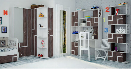 Шкаф 2-х дверный для одежды и белья Омега - 16 