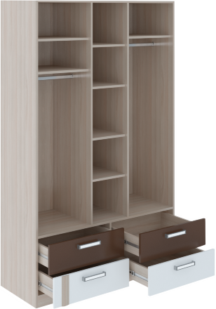 Шкаф трехсекционный Walker (Волкер) 